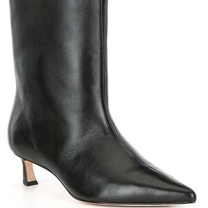 NEW Antonio Melani Jennifer Sumko Boots Women Black Kitten Heel Size 5.5‎